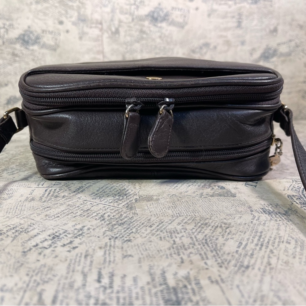 Etienne Aigner vintage camera bag brown leather - Picture 7 of 15